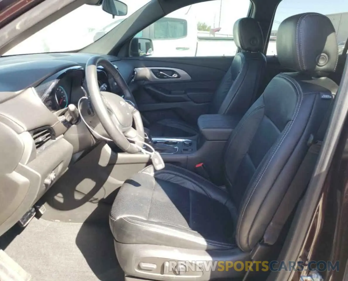 7 fotografías del automóvil dañado 1GNERGKW3PJ232609 CHEVROLET TRAVERSE 2023