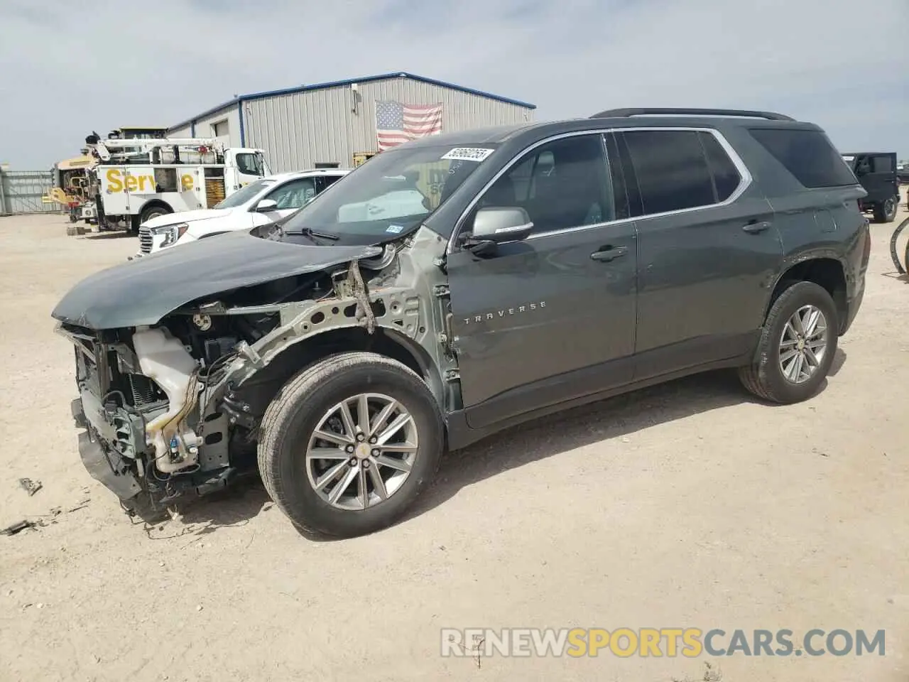 1 fotografías del automóvil dañado 1GNERGKW5PJ223247 CHEVROLET TRAVERSE 2023
