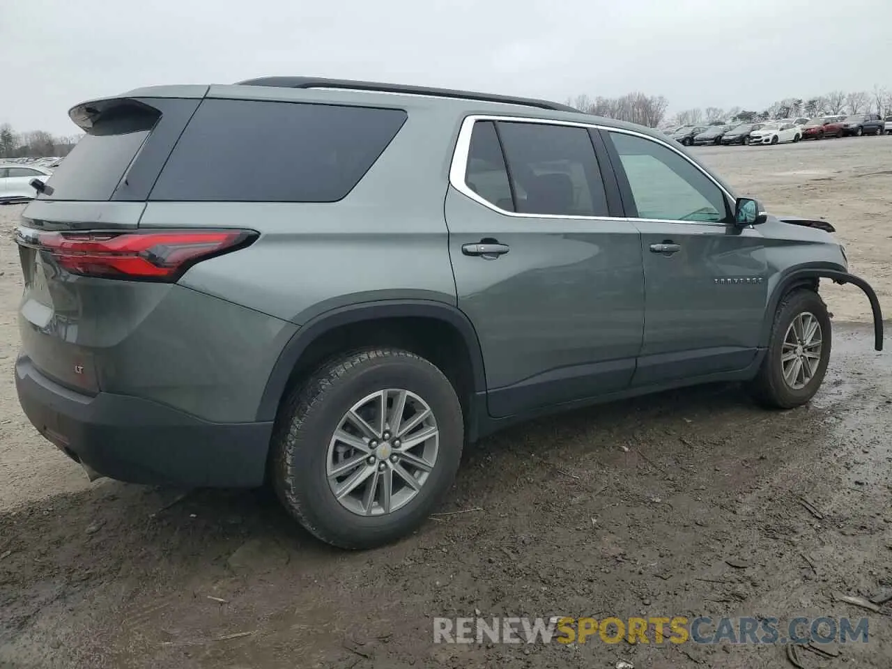 3 fotografías del automóvil dañado 1GNERGKW6PJ222236 CHEVROLET TRAVERSE 2023