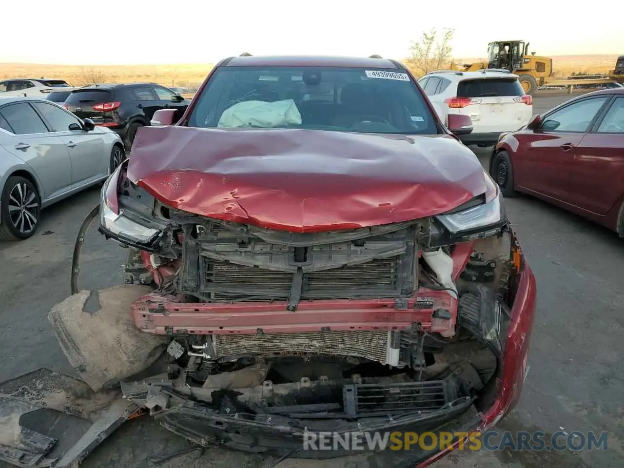 5 fotografías del automóvil dañado 1GNERGKWXPJ117344 CHEVROLET TRAVERSE 2023
