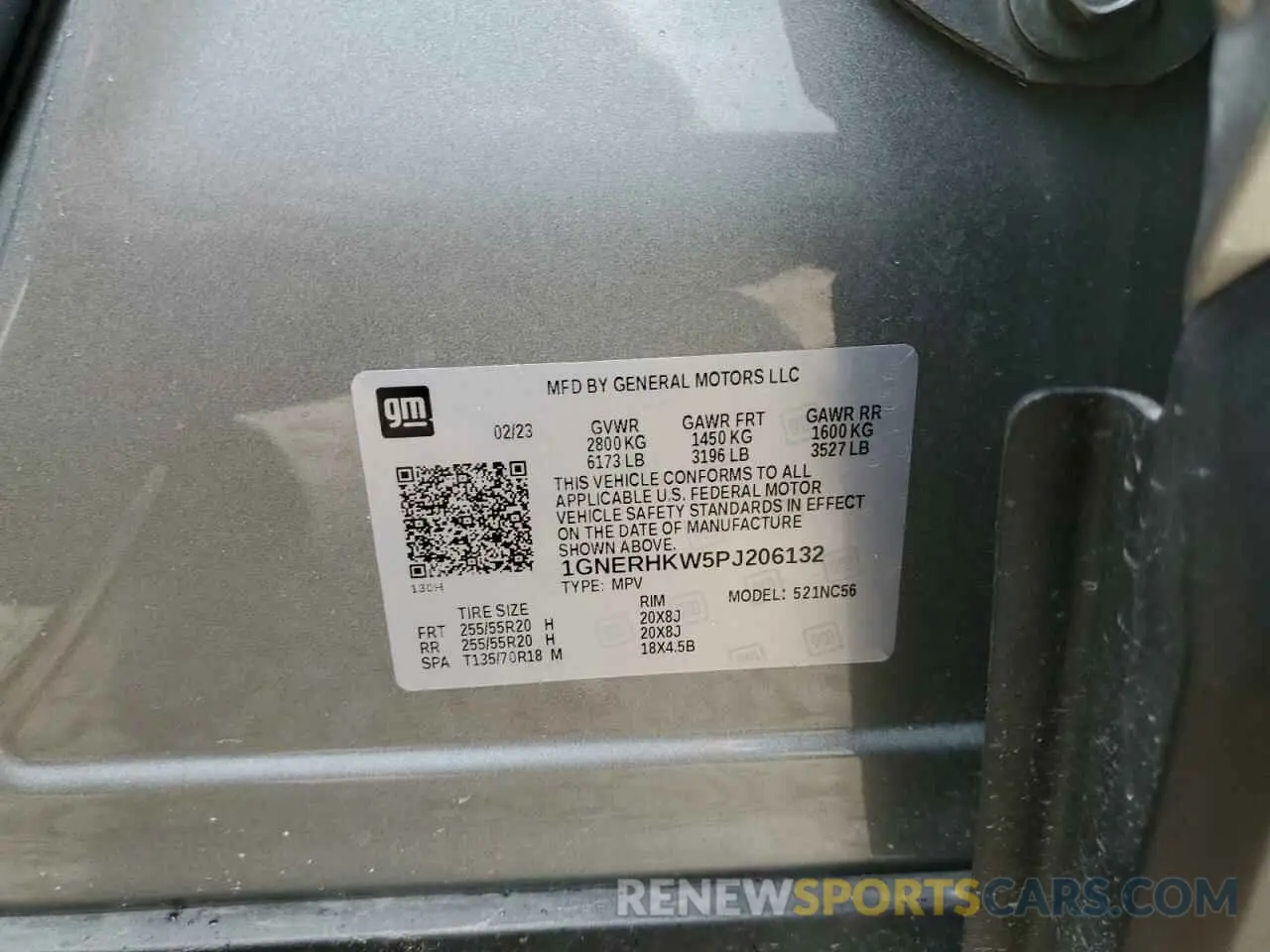 13 fotografías del automóvil dañado 1GNERHKW5PJ206132 CHEVROLET TRAVERSE 2023