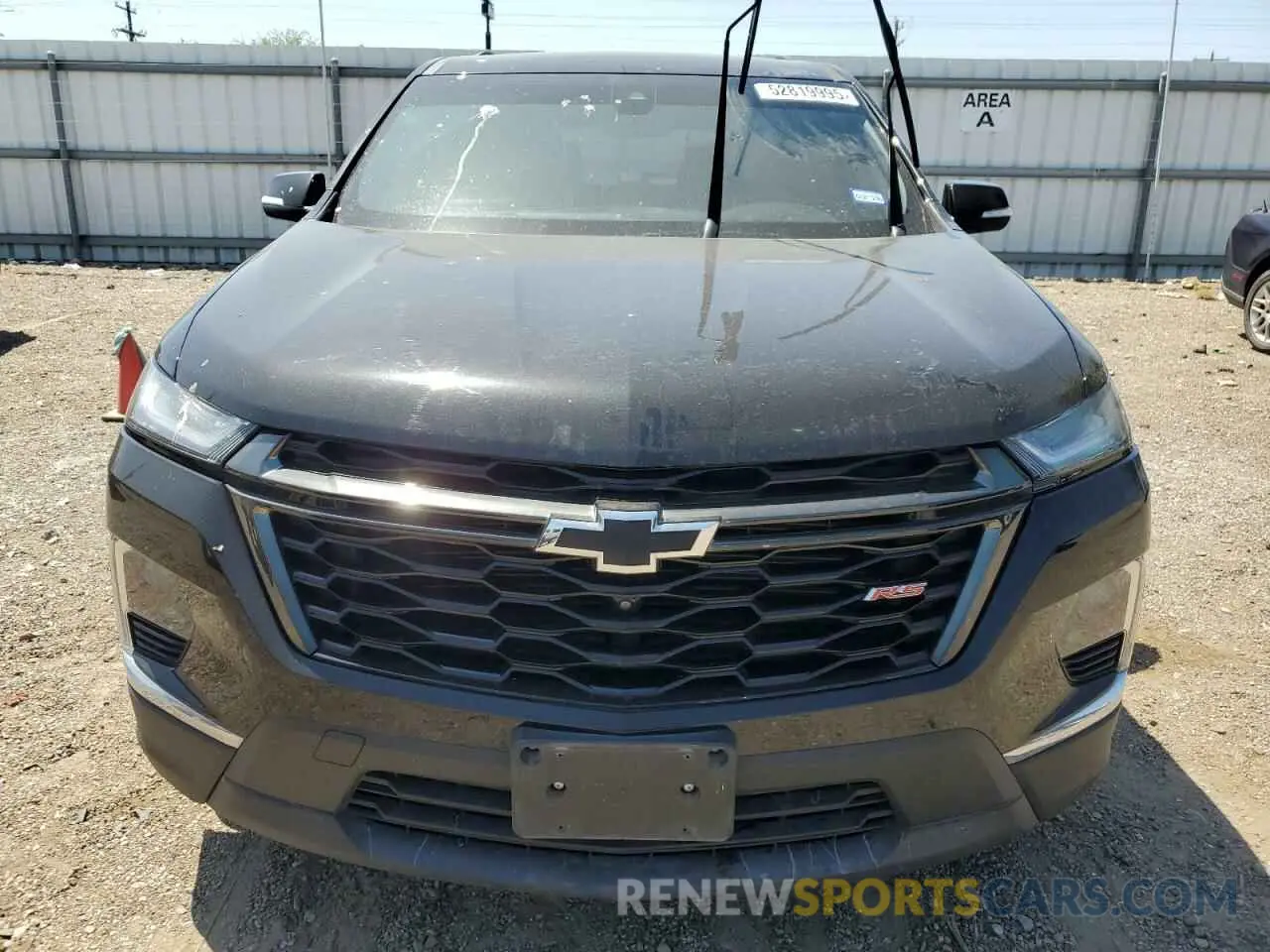 5 fotografías del automóvil dañado 1GNERJKWXPJ131449 CHEVROLET TRAVERSE 2023