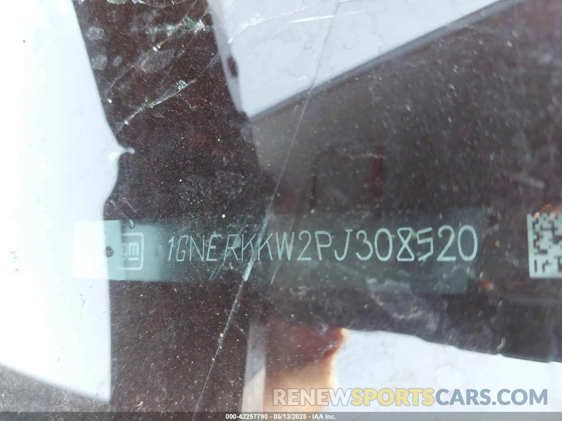 9 fotografías del automóvil dañado 1GNERKKW2PJ308520 CHEVROLET TRAVERSE 2023