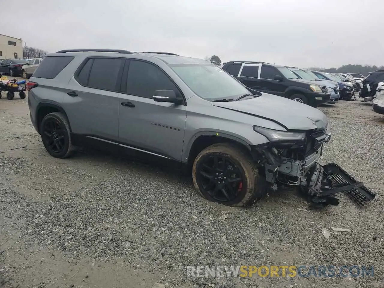 4 fotografías del automóvil dañado 1GNERKKW3PJ313614 CHEVROLET TRAVERSE 2023