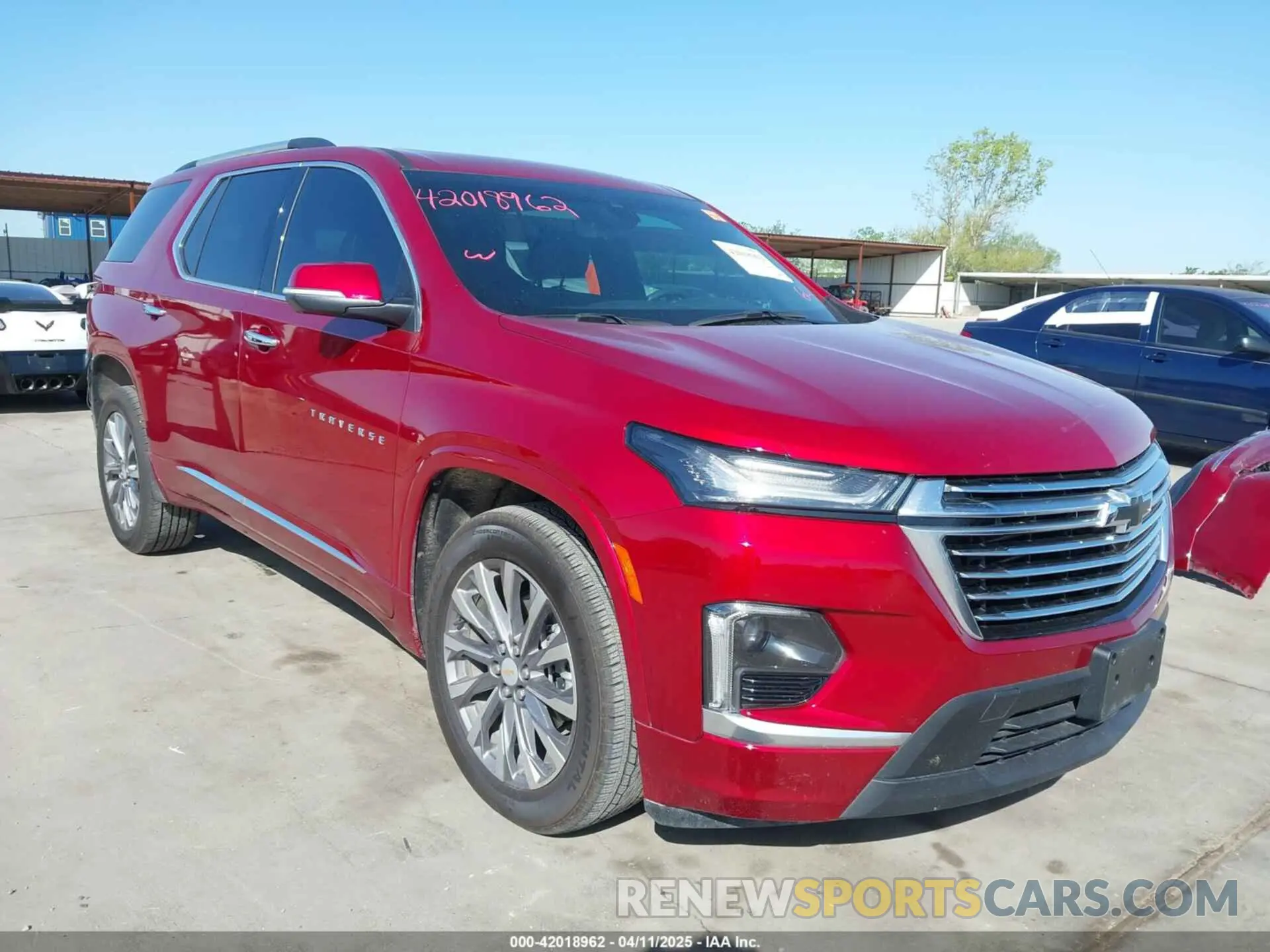 1 fotografías del automóvil dañado 1GNERKKW5PJ312139 CHEVROLET TRAVERSE 2023