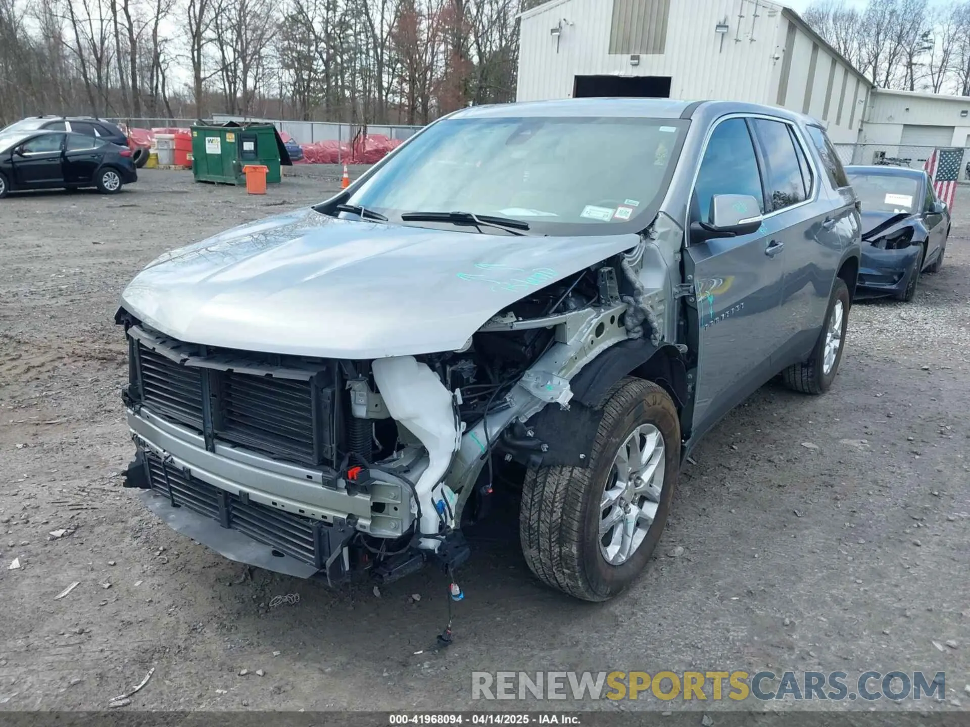 6 fotografías del automóvil dañado 1GNEVFKW2PJ332531 CHEVROLET TRAVERSE 2023