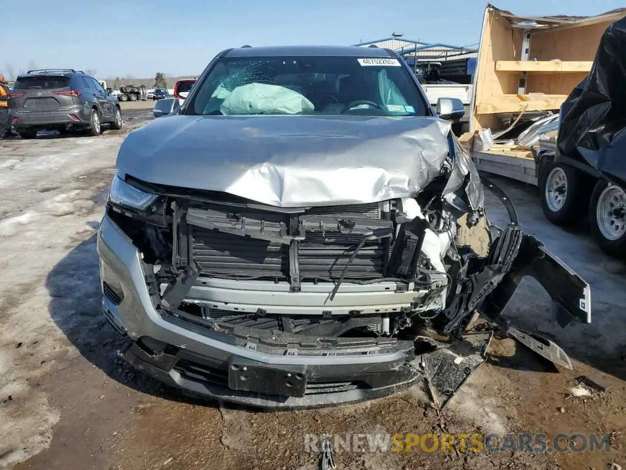 5 fotografías del automóvil dañado 1GNEVGKW0PJ255020 CHEVROLET TRAVERSE 2023