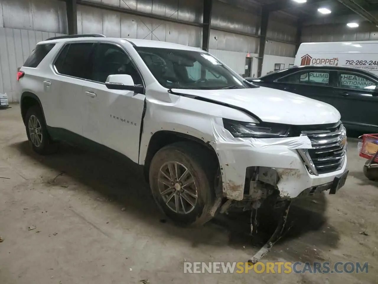 4 fotografías del automóvil dañado 1GNEVHKW0PJ233704 CHEVROLET TRAVERSE 2023