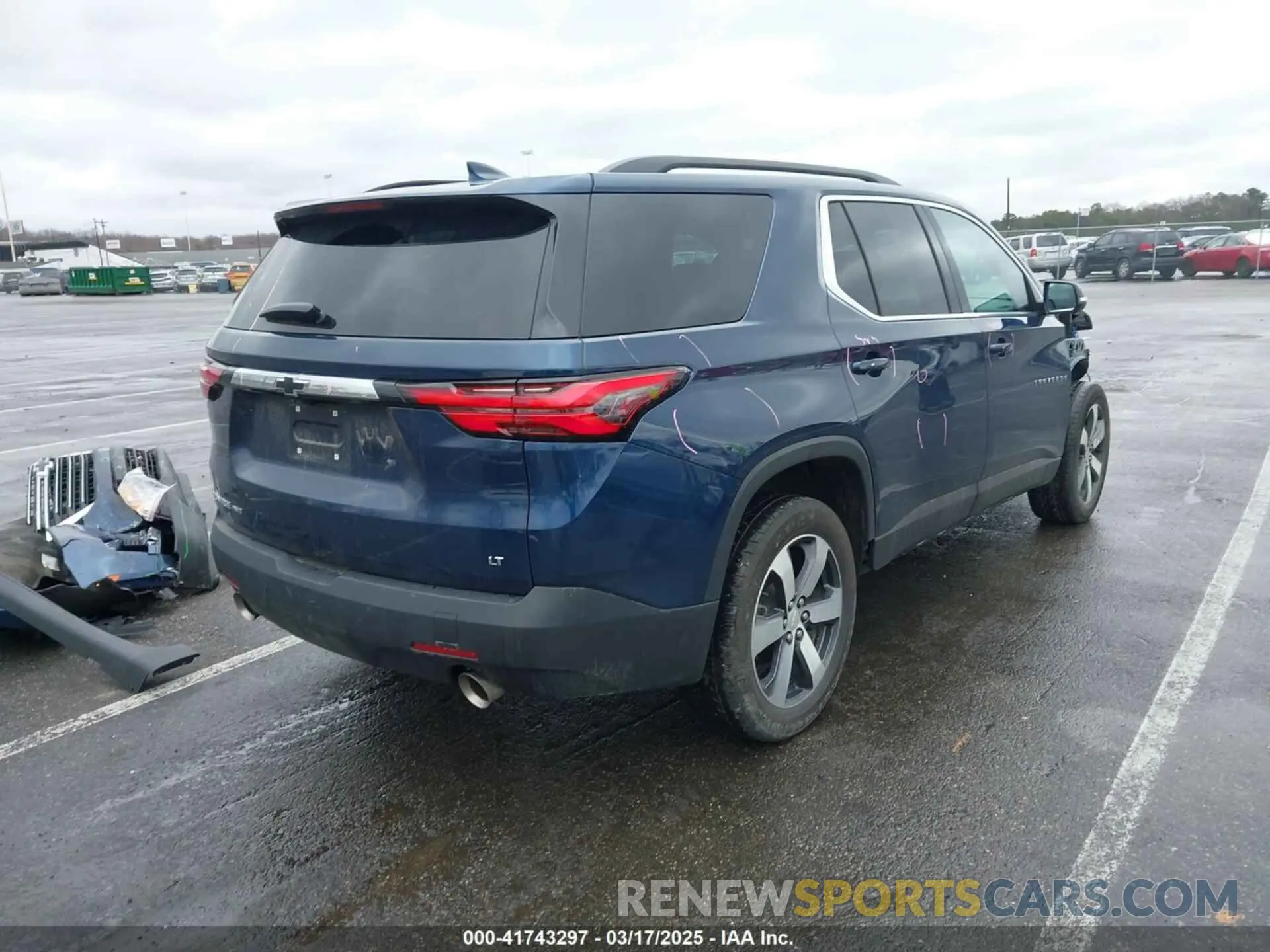 4 fotografías del automóvil dañado 1GNEVHKW8PJ288112 CHEVROLET TRAVERSE 2023