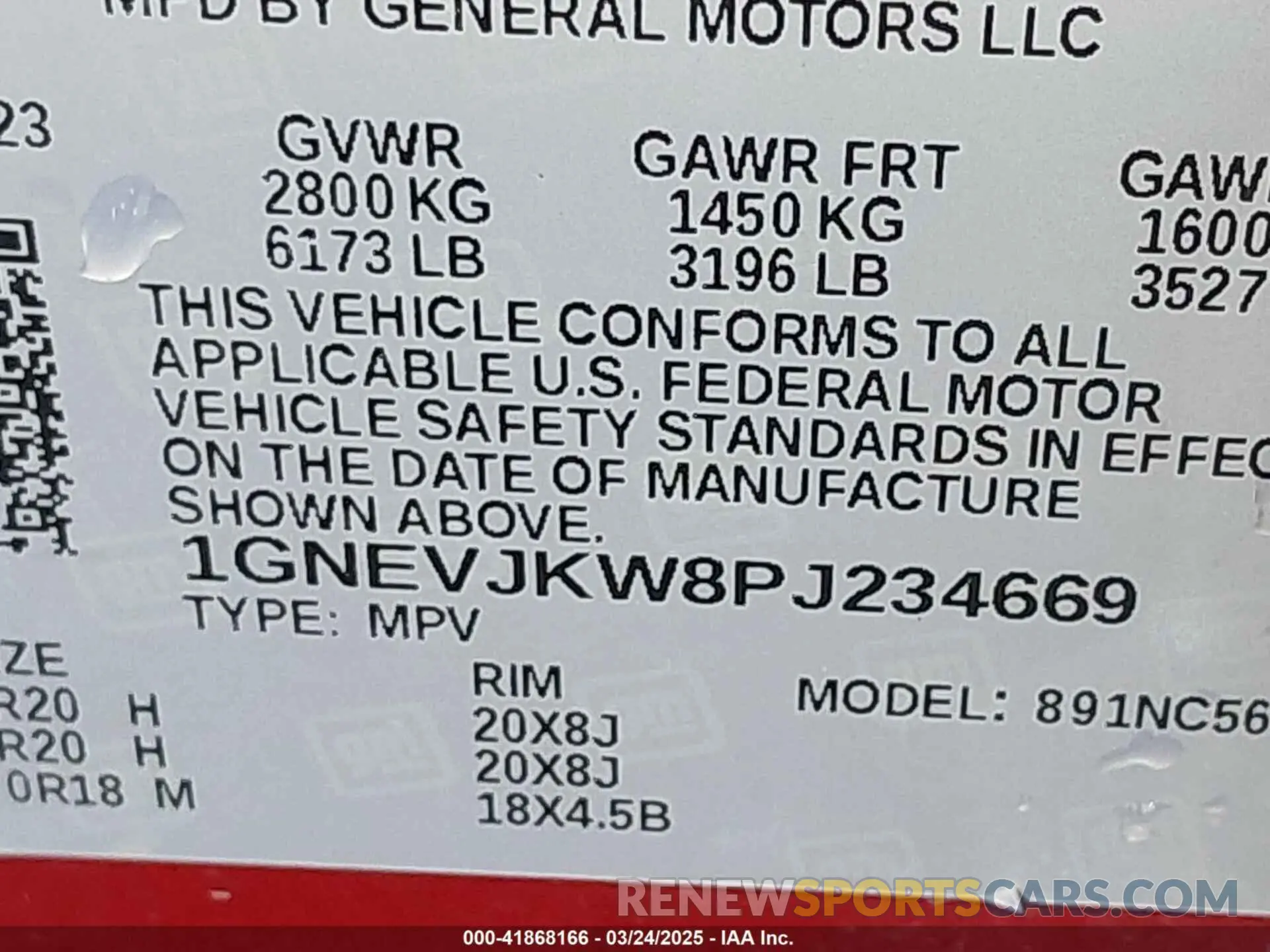 9 fotografías del automóvil dañado 1GNEVJKW8PJ234669 CHEVROLET TRAVERSE 2023