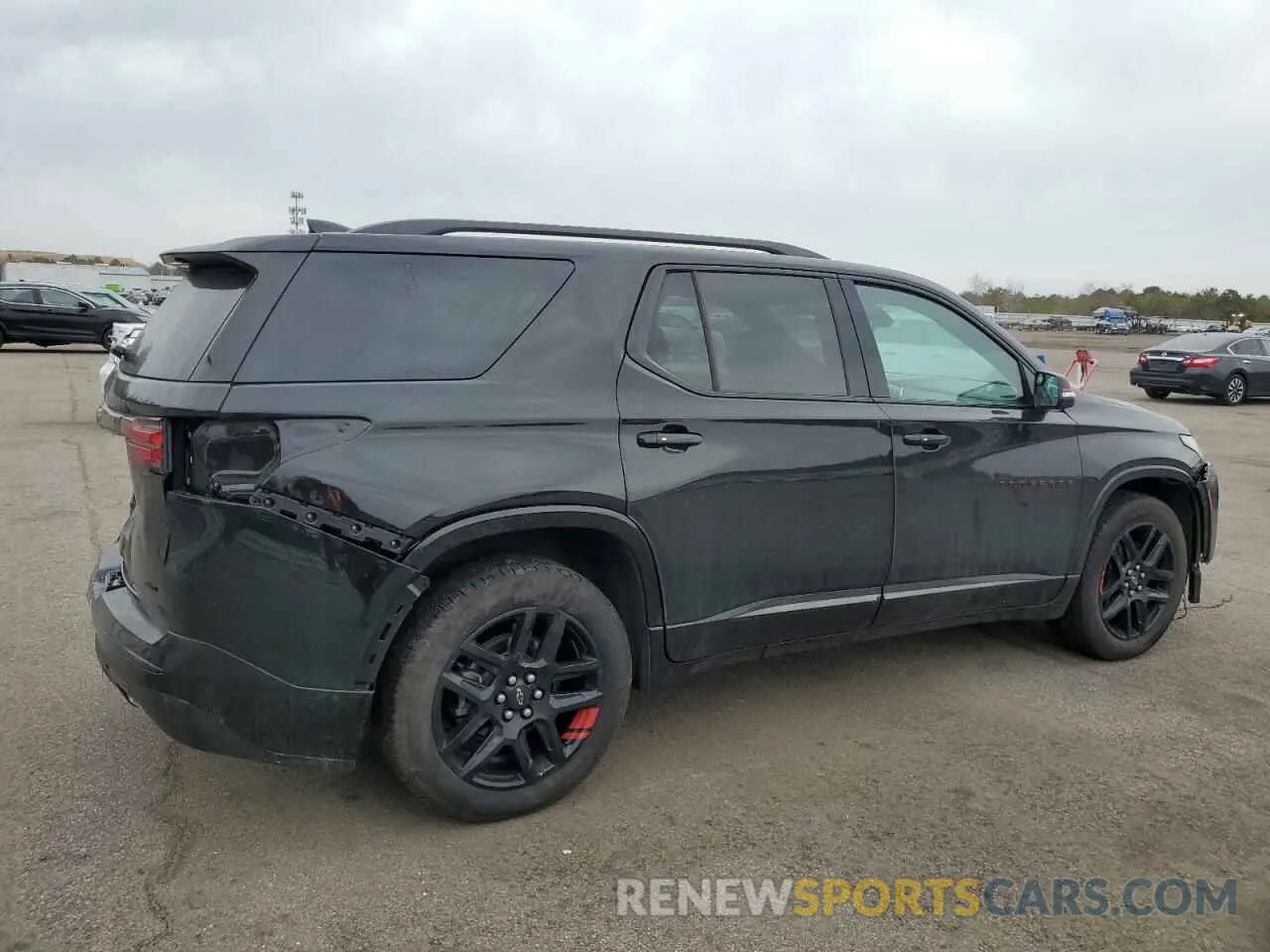 3 fotografías del automóvil dañado 1GNEVKKW3PJ253460 CHEVROLET TRAVERSE 2023