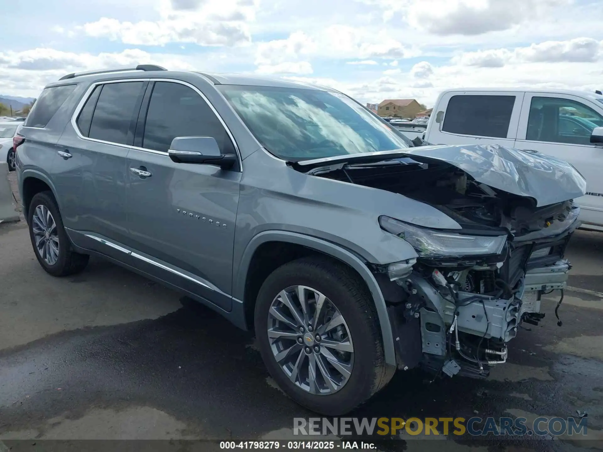 1 fotografías del automóvil dañado 1GNEVKKW6PJ287411 CHEVROLET TRAVERSE 2023