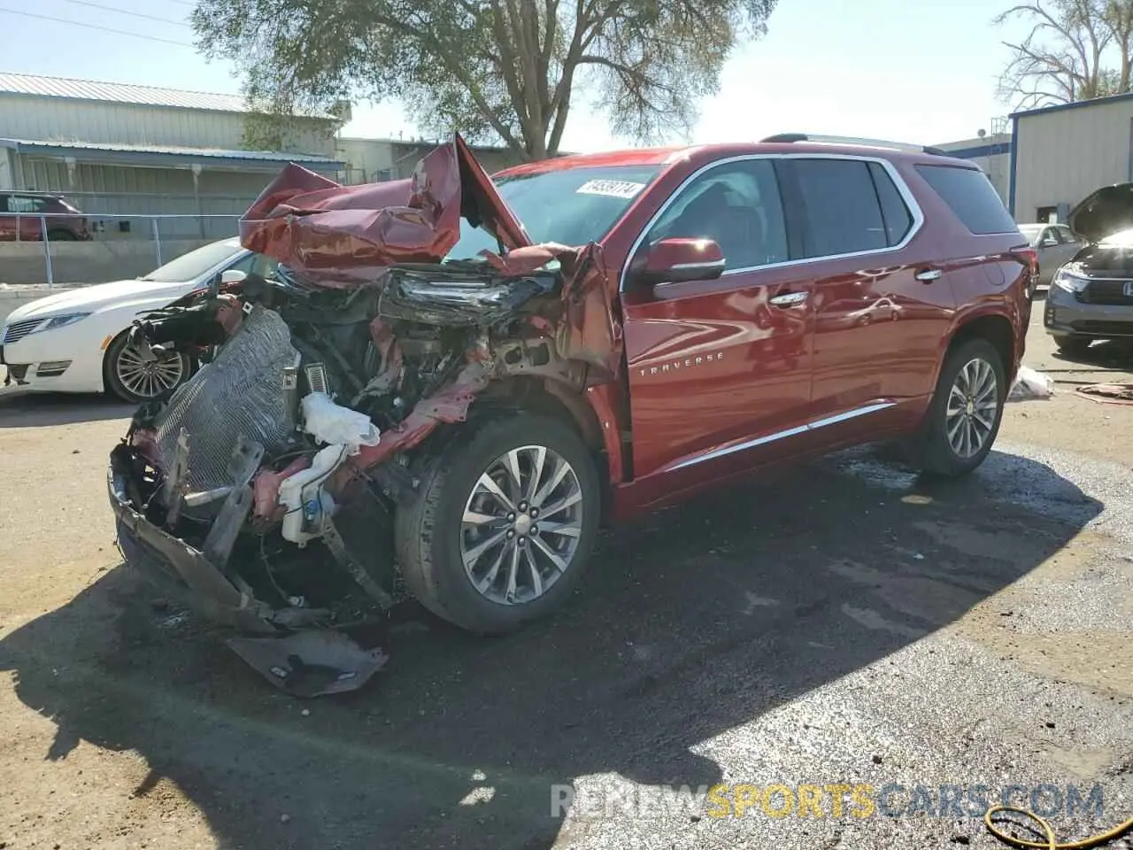 1 fotografías del automóvil dañado 1GNEVKKWXPJ136622 CHEVROLET TRAVERSE 2023