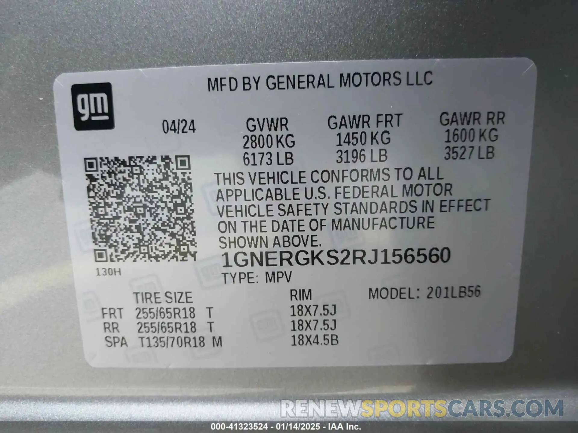 9 fotografías del automóvil dañado 1GNERGKS2RJ156560 CHEVROLET TRAVERSE 2024