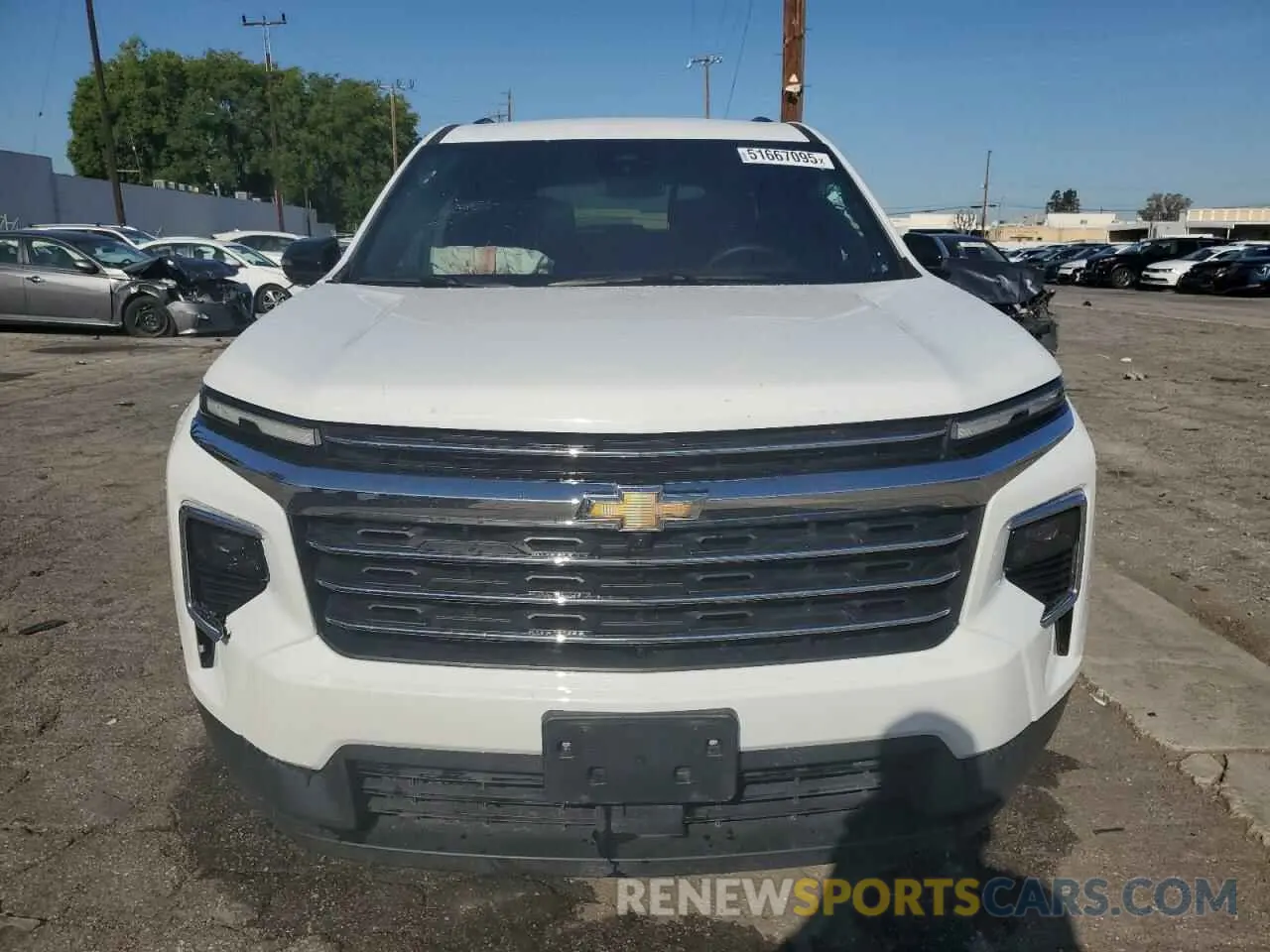 5 fotografías del automóvil dañado 1GNERGKS3RJ166059 CHEVROLET TRAVERSE 2024