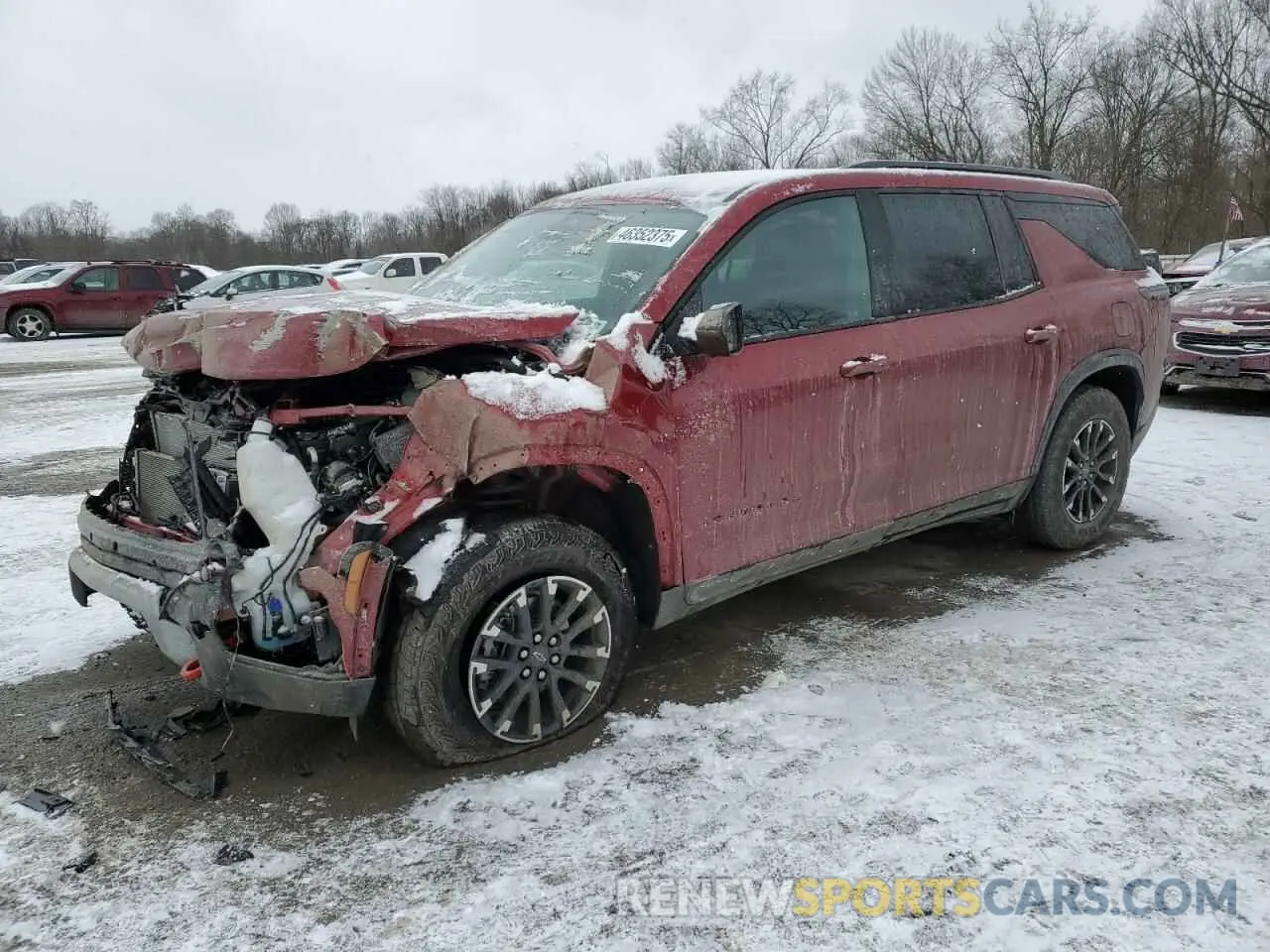 1 fotografías del automóvil dañado 1GNEVJKSXRJ198242 CHEVROLET TRAVERSE 2024