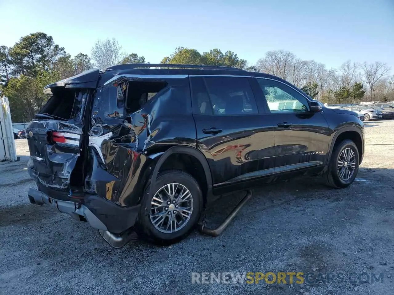 3 fotografías del automóvil dañado 1GNERGRSXSJ128453 CHEVROLET TRAVERSE 2025