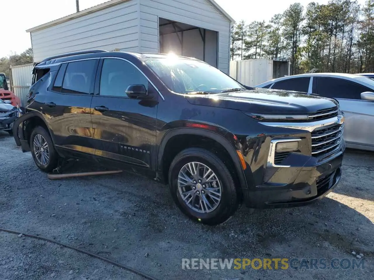 4 fotografías del automóvil dañado 1GNERGRSXSJ128453 CHEVROLET TRAVERSE 2025