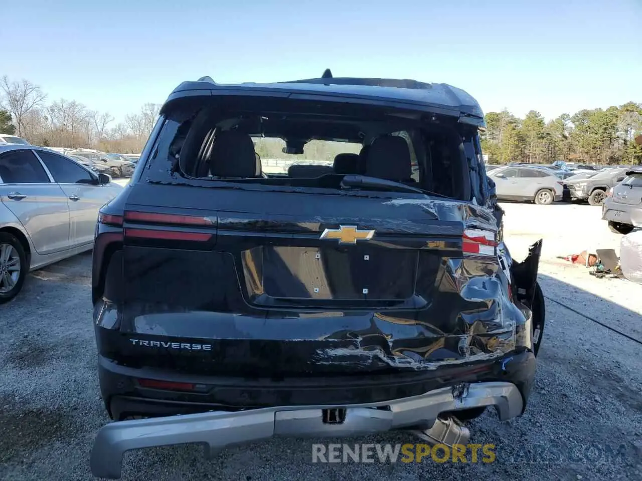 6 fotografías del automóvil dañado 1GNERGRSXSJ128453 CHEVROLET TRAVERSE 2025