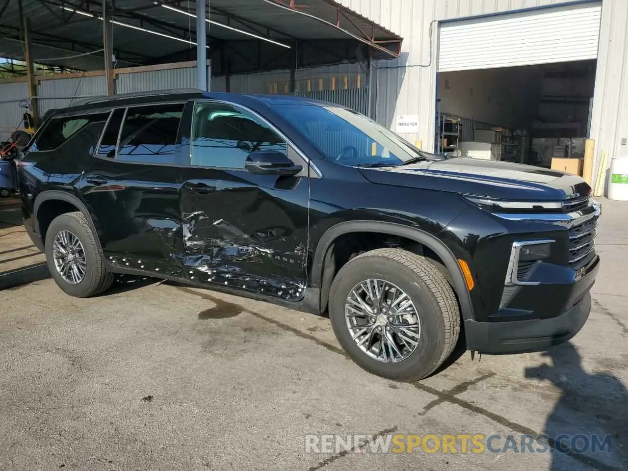 4 fotografías del automóvil dañado 1GNEVGRS7SJ153290 CHEVROLET TRAVERSE 2025
