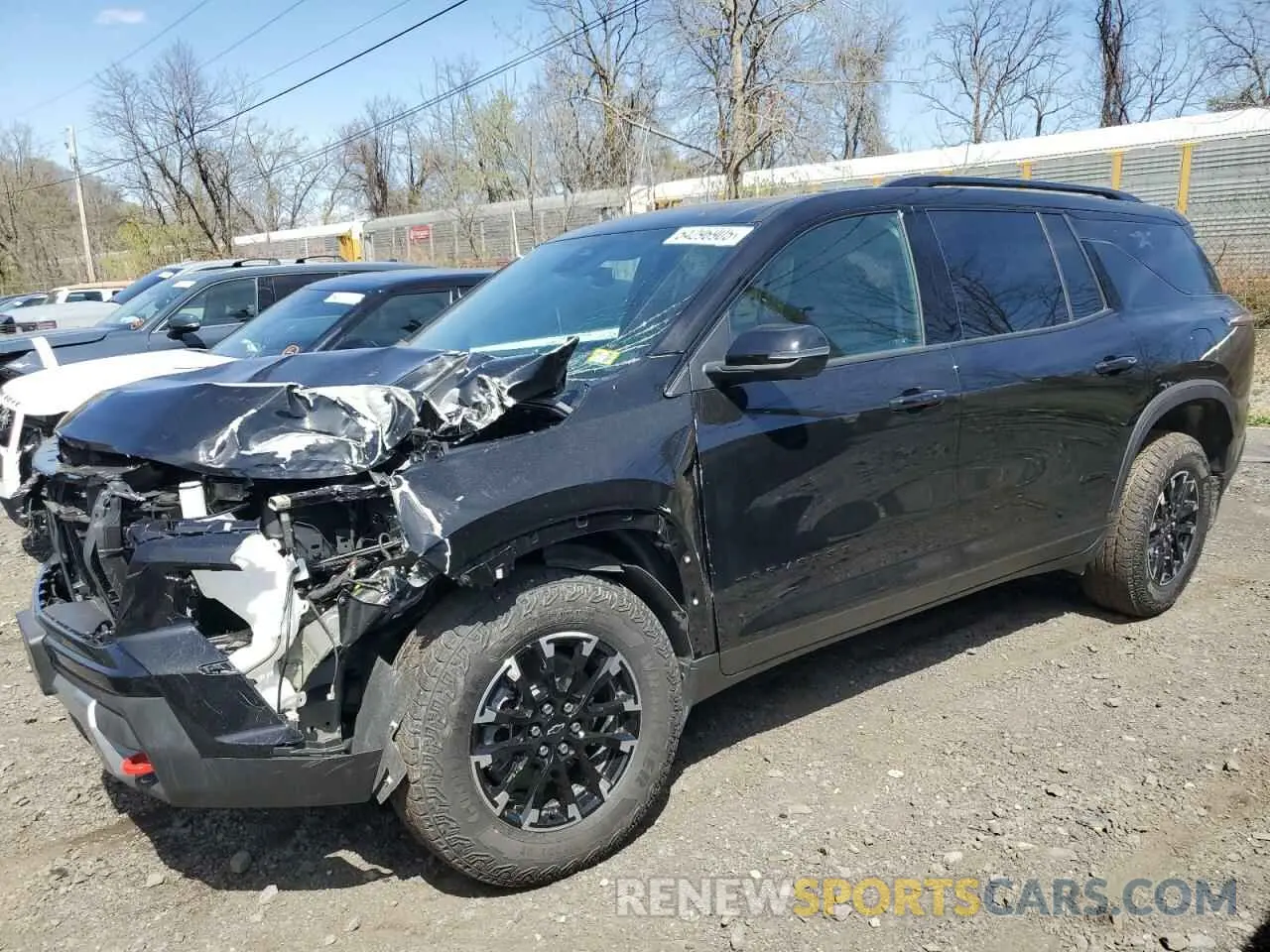 1 fotografías del automóvil dañado 1GNEVJRS6SJ155478 CHEVROLET TRAVERSE Z 2025