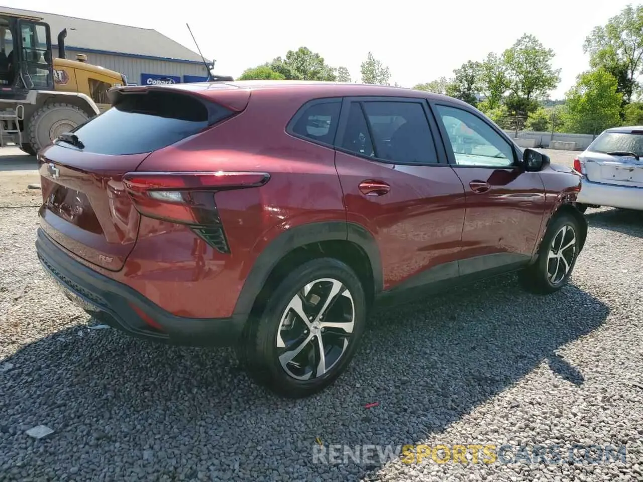 3 fotografías del automóvil dañado KL77LGE20RC026003 CHEVROLET TRAX 1RS 2024