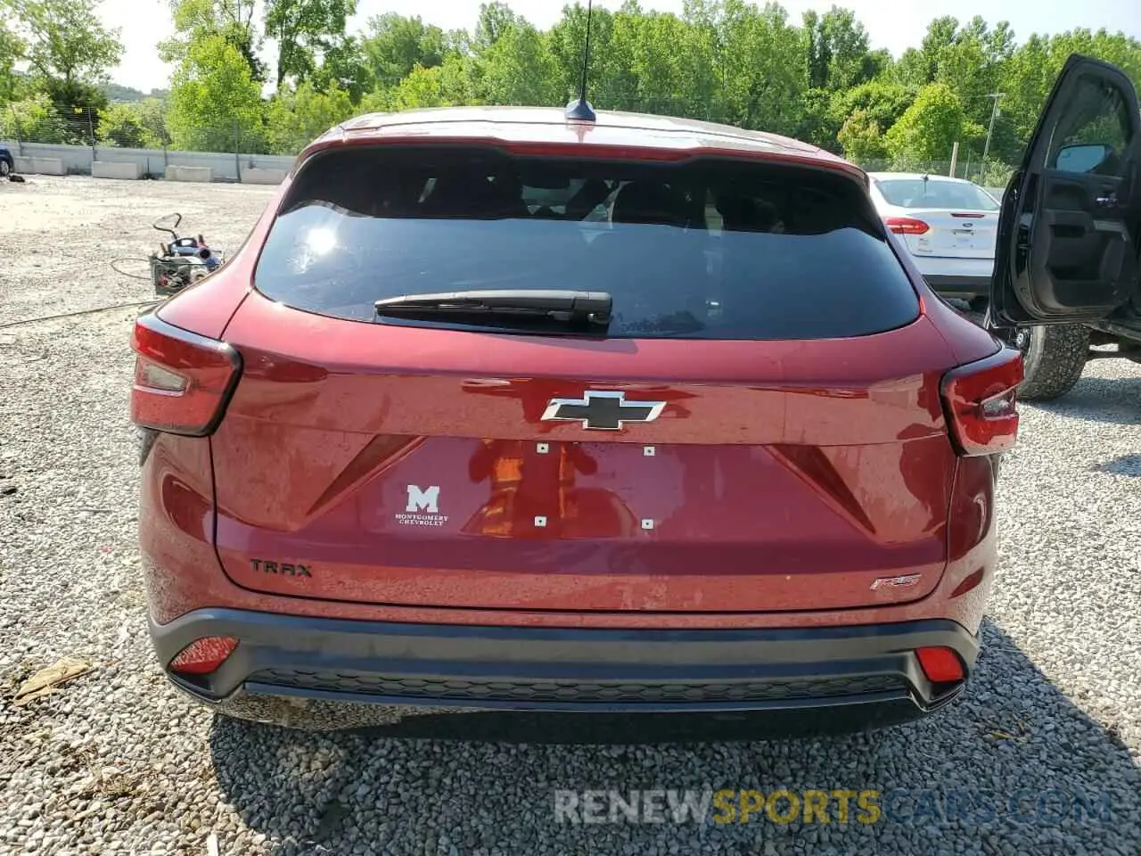 6 fotografías del automóvil dañado KL77LGE20RC026003 CHEVROLET TRAX 1RS 2024