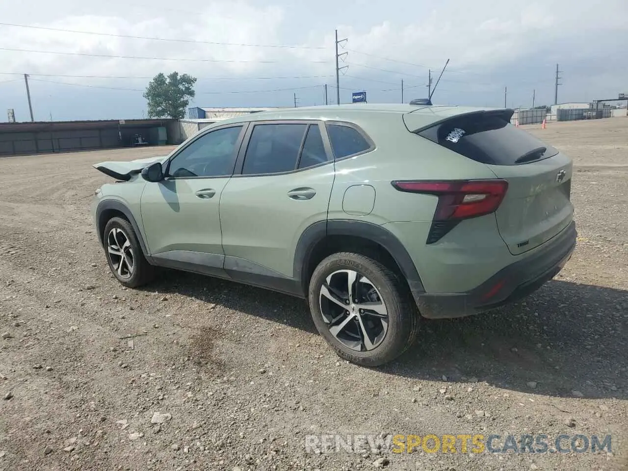 2 fotografías del automóvil dañado KL77LGE21RC141287 CHEVROLET TRAX 1RS 2024