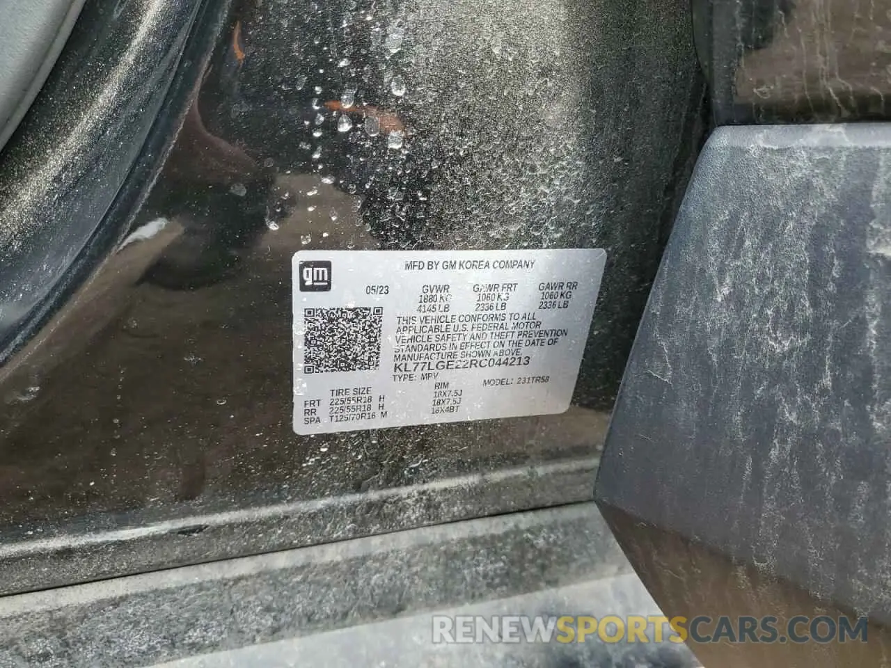 12 fotografías del automóvil dañado KL77LGE22RC044213 CHEVROLET TRAX 1RS 2024