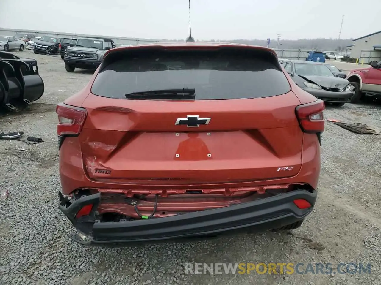 6 fotografías del automóvil dañado KL77LGE25RC108213 CHEVROLET TRAX 1RS 2024