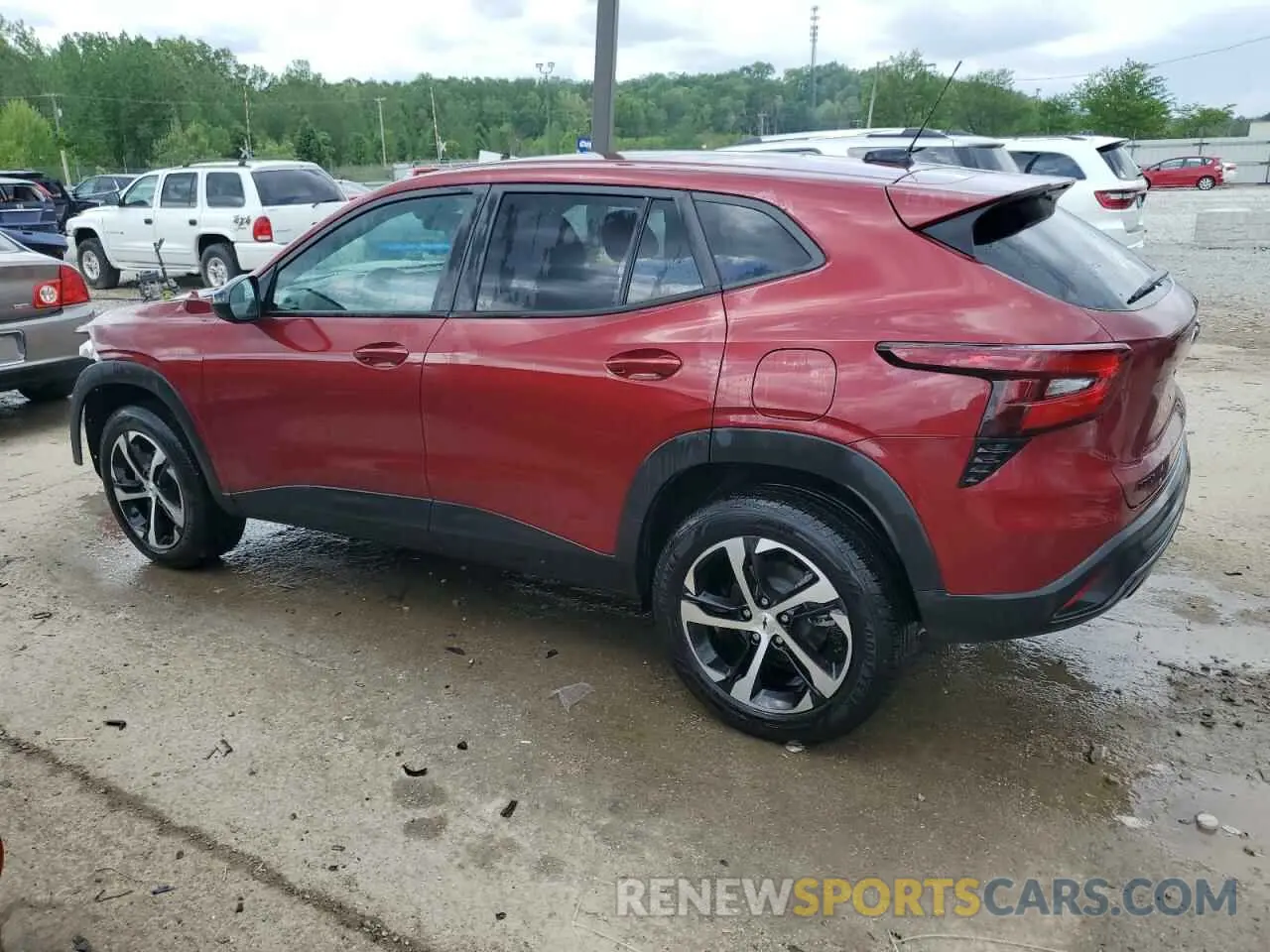 2 fotografías del automóvil dañado KL77LGE29RC174604 CHEVROLET TRAX 1RS 2024