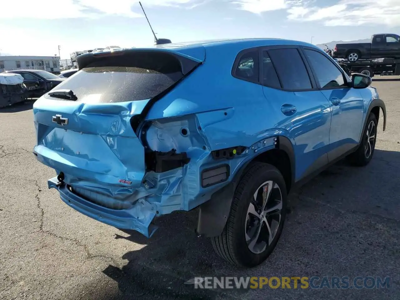 3 fotografías del automóvil dañado KL77LGEP0SC129942 CHEVROLET TRAX 1RS 2025