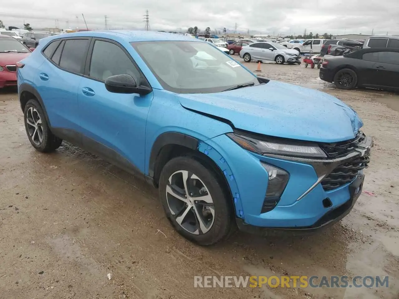 4 fotografías del automóvil dañado KL77LGEP4SC060138 CHEVROLET TRAX 1RS 2025