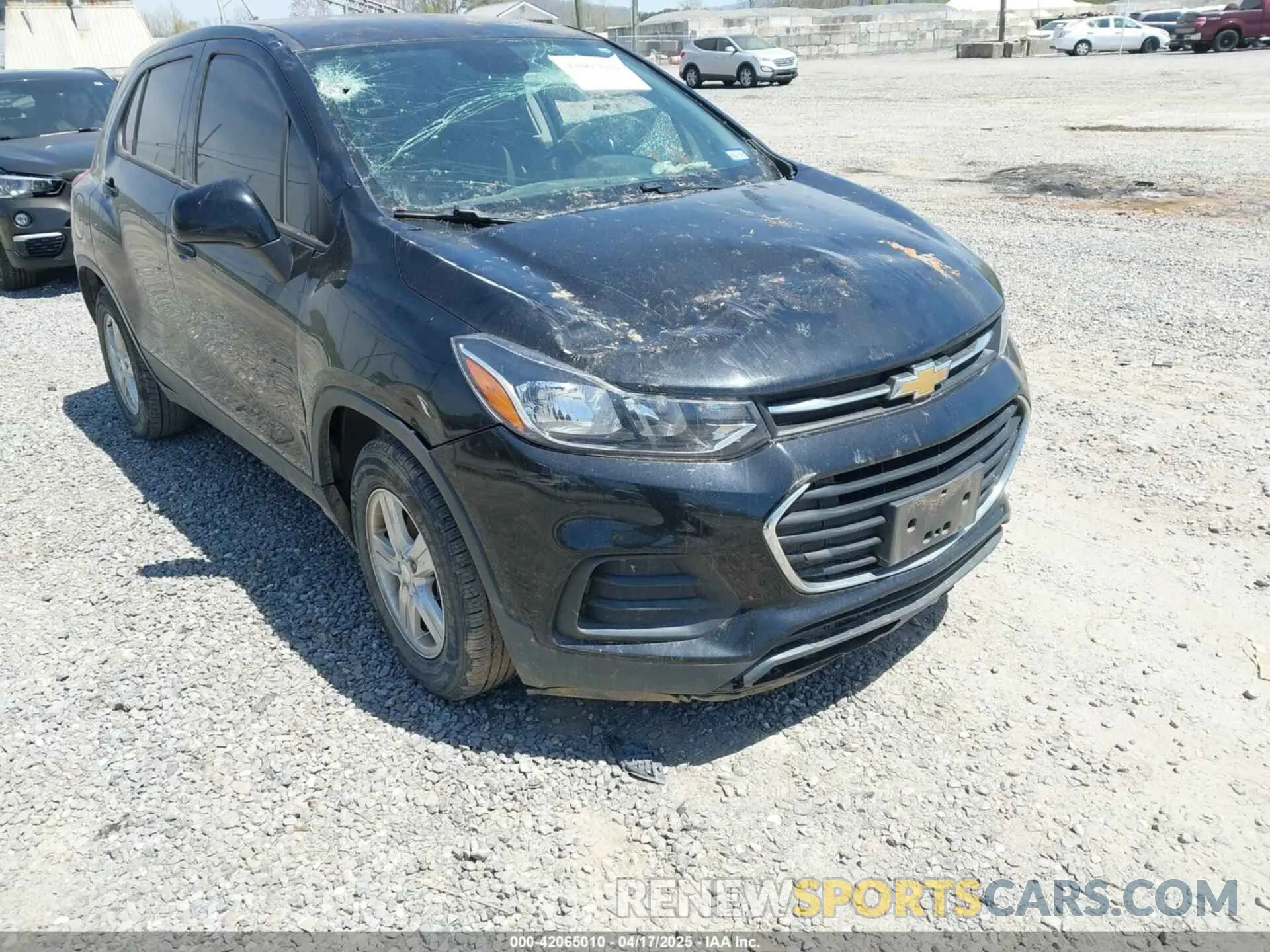 1 fotografías del automóvil dañado 3GNCJKSB0KL371838 CHEVROLET TRAX 2019