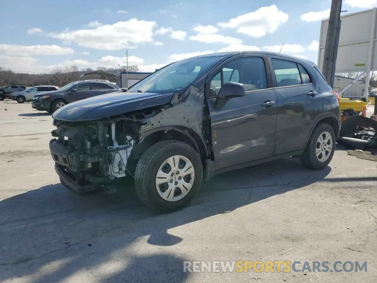 1 fotografías del automóvil dañado 3GNCJKSB4KL175773 CHEVROLET TRAX 2019