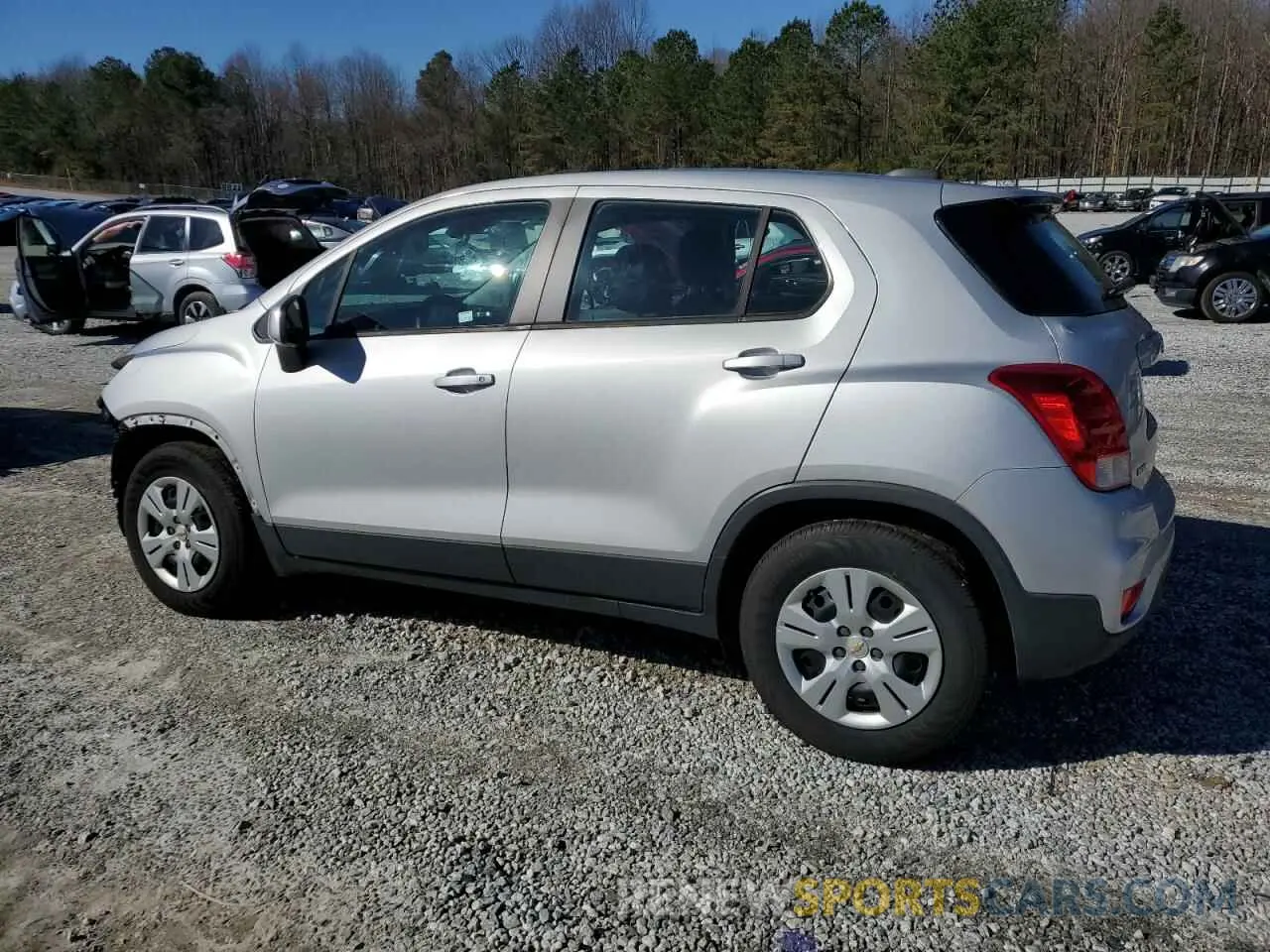 2 fotografías del automóvil dañado 3GNCJKSB5KL120488 CHEVROLET TRAX 2019
