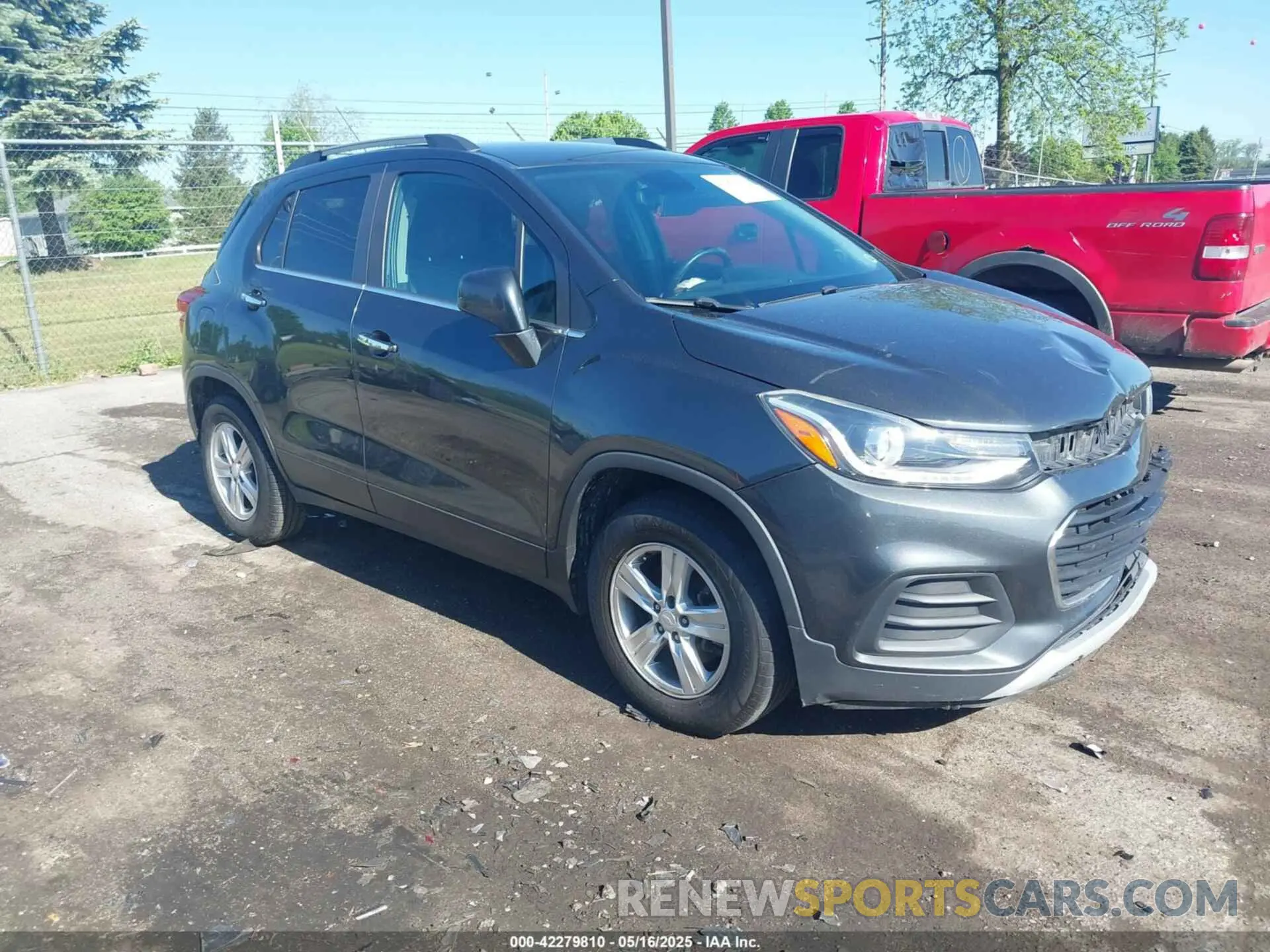 1 fotografías del automóvil dañado 3GNCJLSB0KL326209 CHEVROLET TRAX 2019