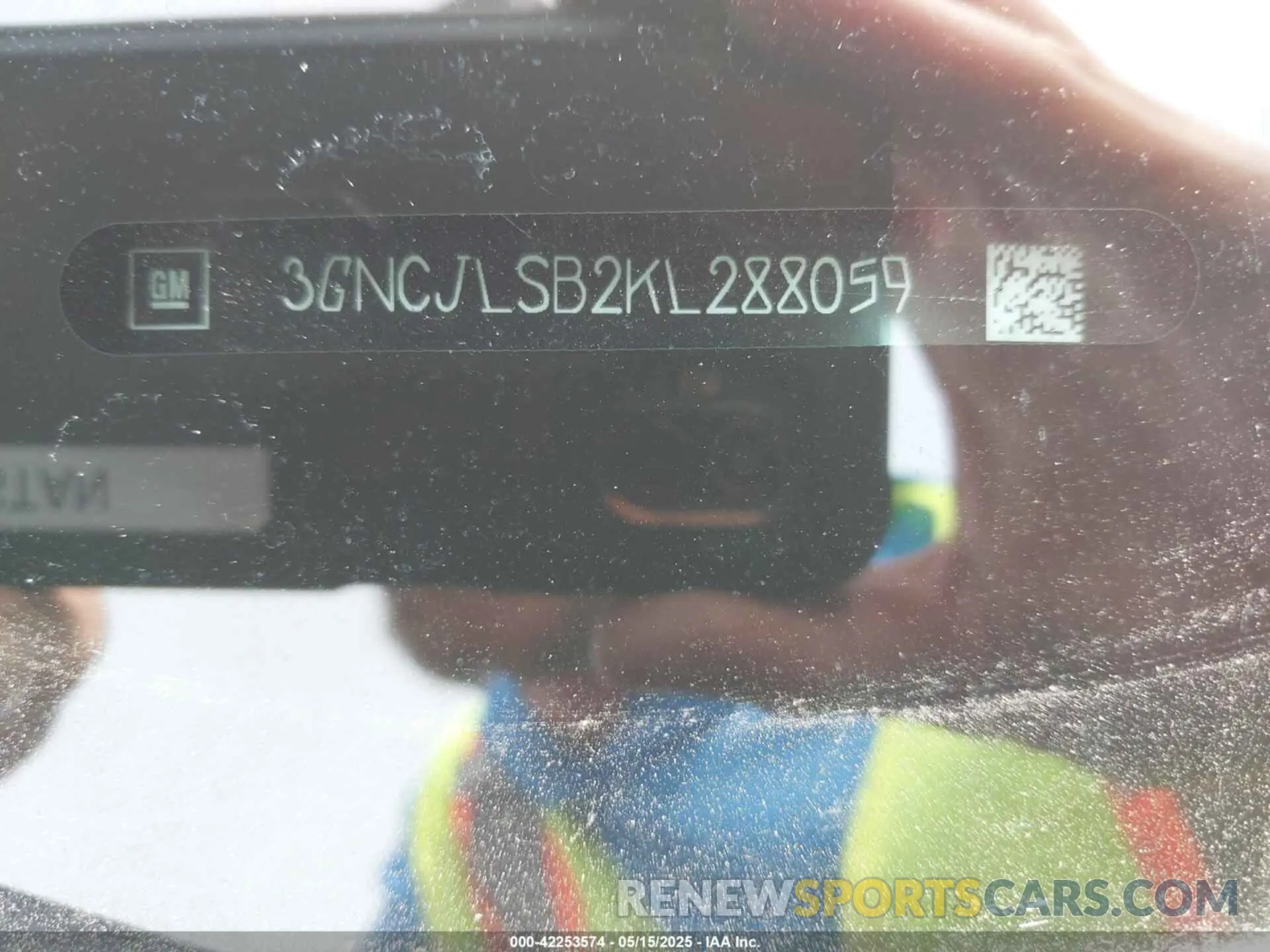 9 fotografías del automóvil dañado 3GNCJLSB2KL288059 CHEVROLET TRAX 2019