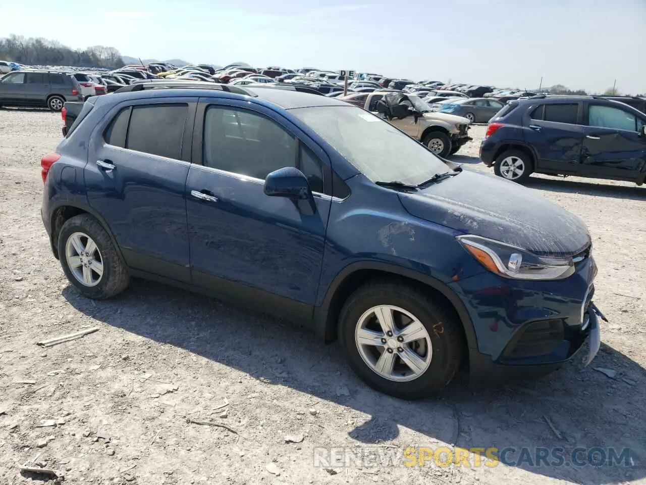 4 fotografías del automóvil dañado 3GNCJLSB2KL331766 CHEVROLET TRAX 2019