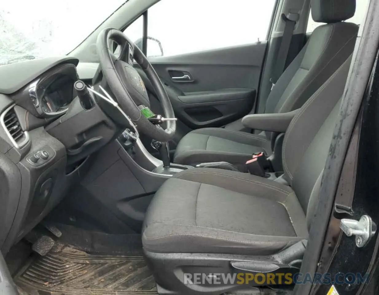 7 fotografías del automóvil dañado 3GNCJLSB3KL260643 CHEVROLET TRAX 2019