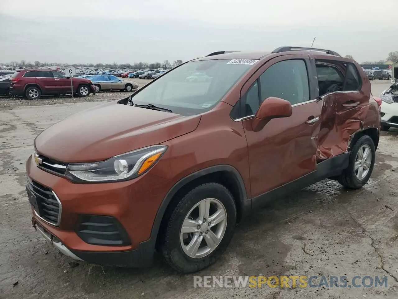 1 fotografías del automóvil dañado 3GNCJLSB4KL323586 CHEVROLET TRAX 2019