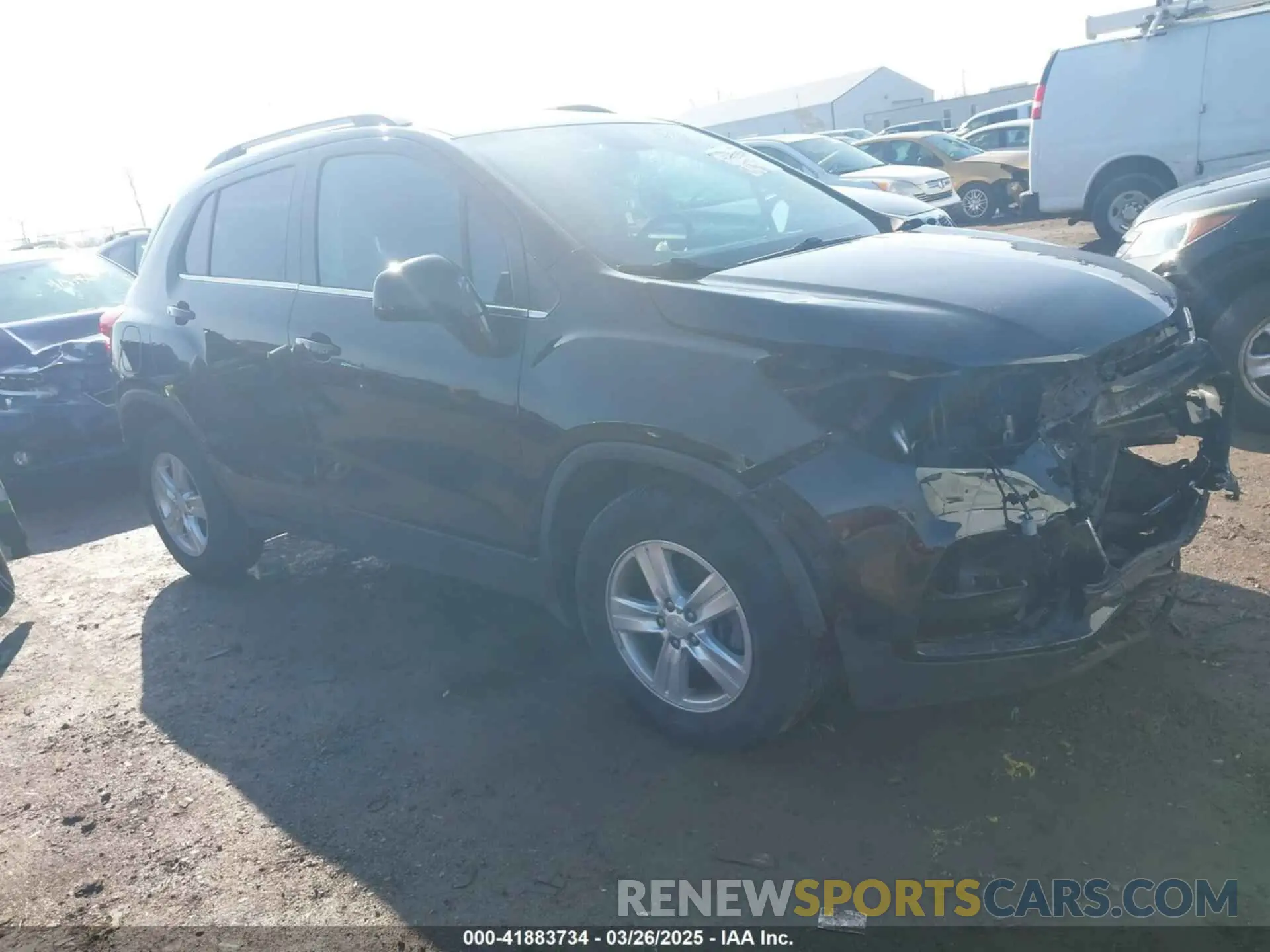 1 fotografías del automóvil dañado 3GNCJLSB6KL309916 CHEVROLET TRAX 2019