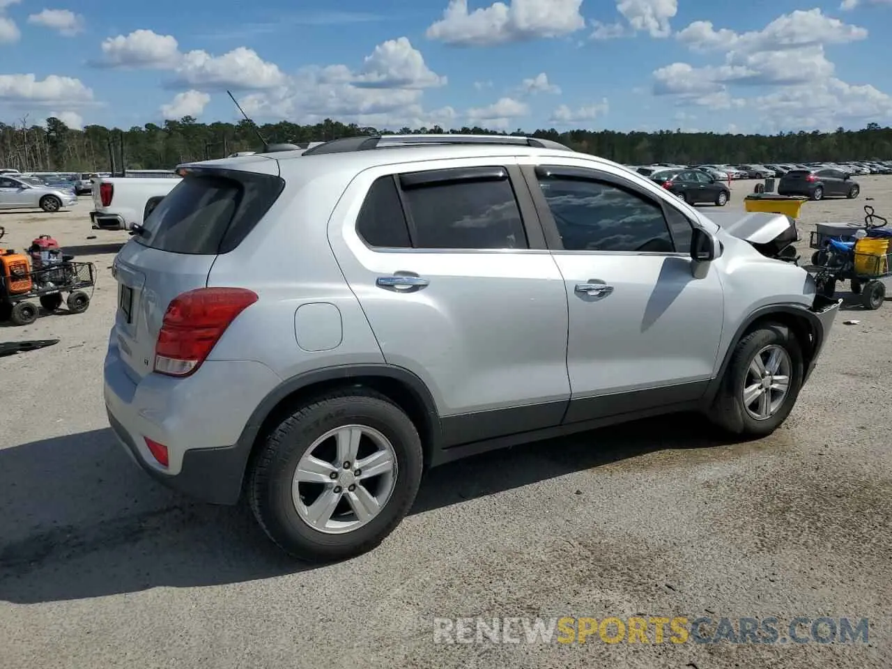 3 fotografías del automóvil dañado 3GNCJLSB8KL198706 CHEVROLET TRAX 2019