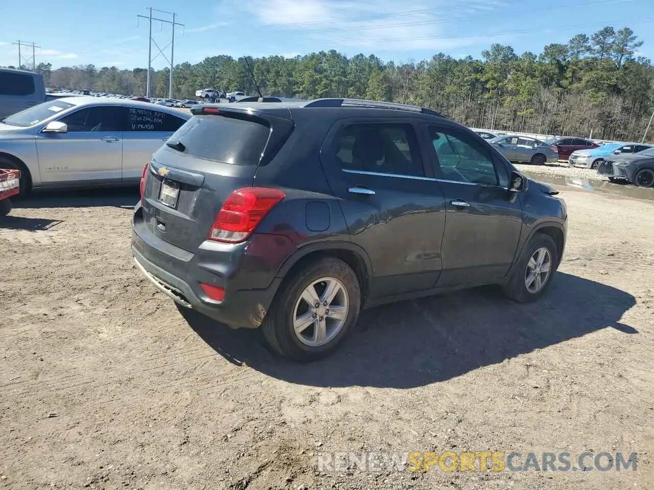 3 fotografías del automóvil dañado 3GNCJLSBXKL251650 CHEVROLET TRAX 2019