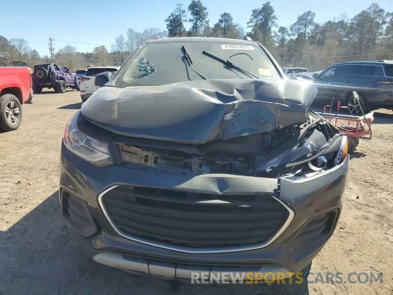 5 fotografías del automóvil dañado 3GNCJLSBXKL251650 CHEVROLET TRAX 2019