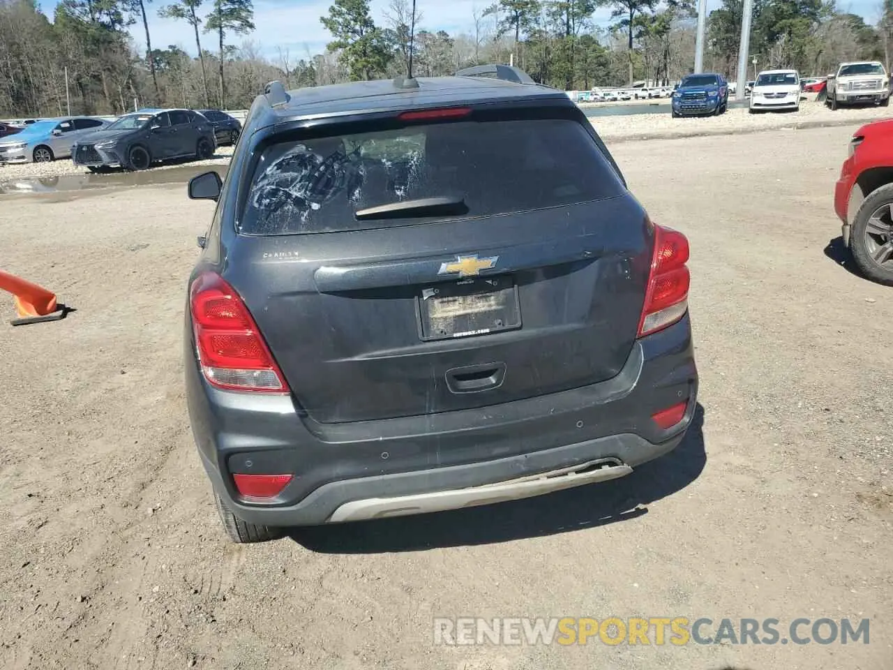 6 fotografías del automóvil dañado 3GNCJLSBXKL251650 CHEVROLET TRAX 2019