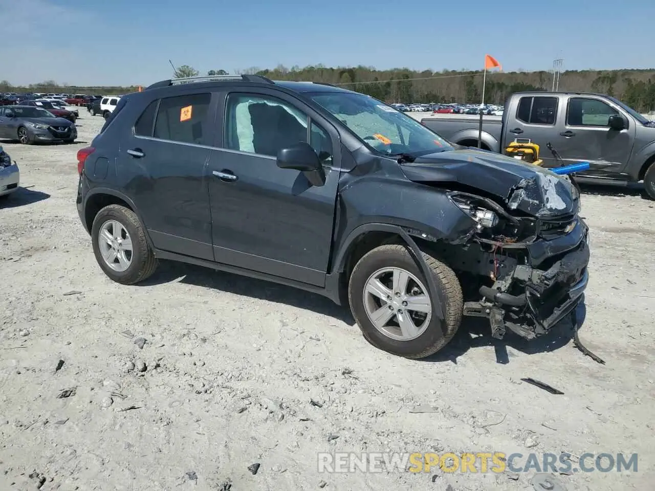4 fotografías del automóvil dañado 3GNCJLSBXKL323964 CHEVROLET TRAX 2019