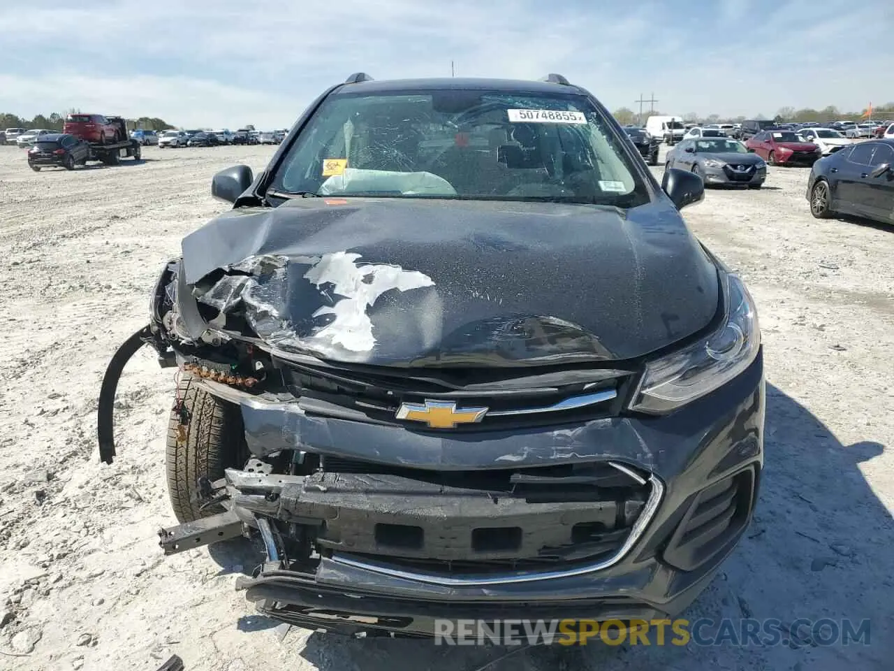 5 fotografías del automóvil dañado 3GNCJLSBXKL323964 CHEVROLET TRAX 2019