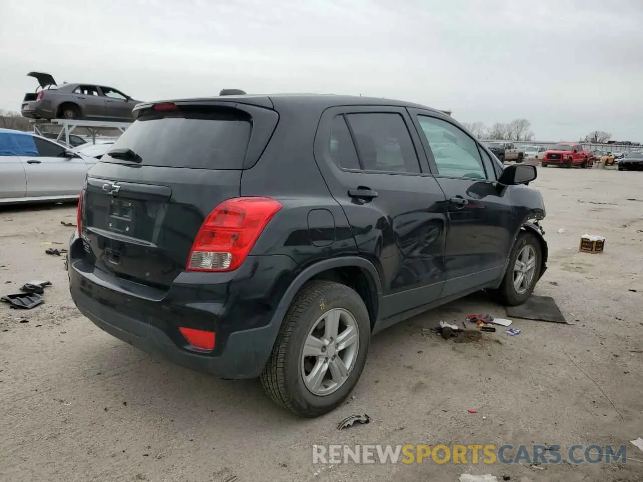 3 fotografías del automóvil dañado 3GNCJNSB0KL228762 CHEVROLET TRAX 2019