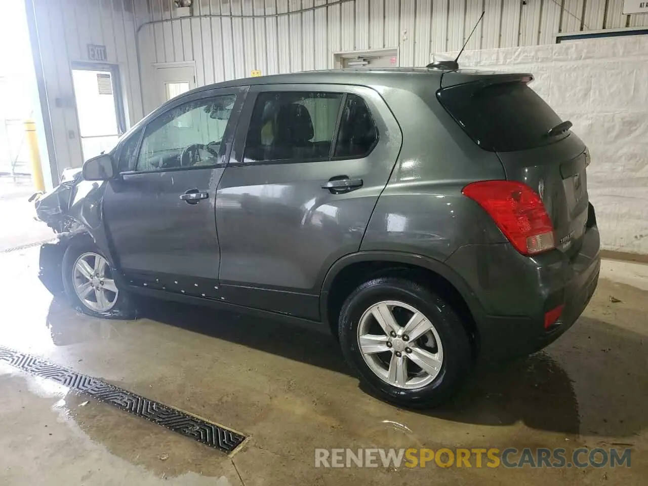 2 fotografías del automóvil dañado 3GNCJNSB2KL402153 CHEVROLET TRAX 2019
